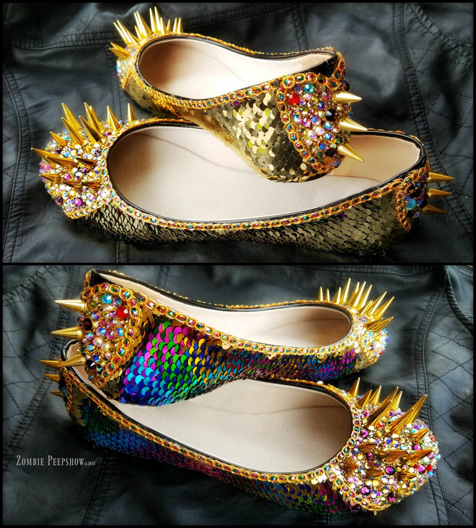 rainbow flip sequin 