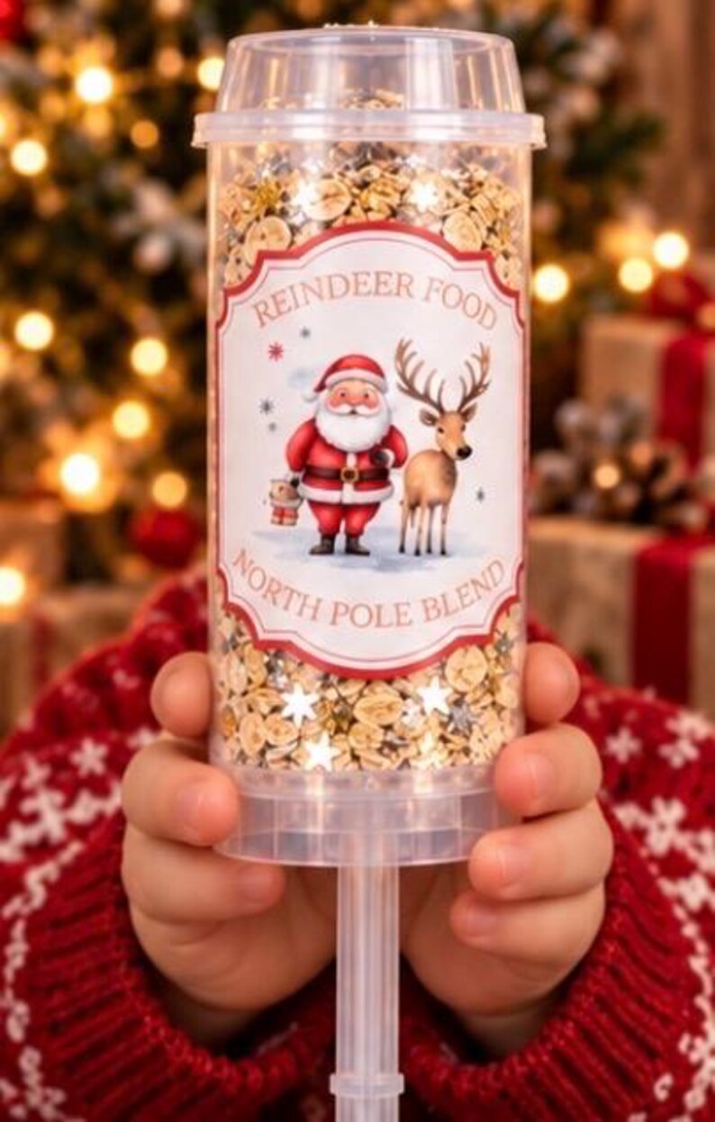 Reindeer Food Push Pop - Etsy