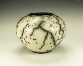 Naked Raku Pottery.  Terra Sigillata, hand polished.