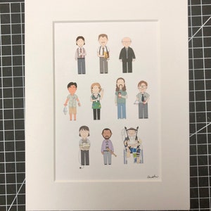 Bürofläche A5 Druck - Cast Print