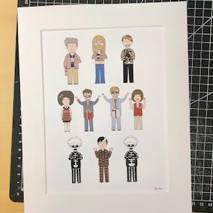 SNL - Classic characters 10x8 framed print