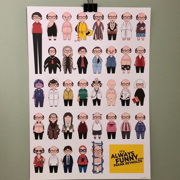 It’s Always Sunny in Philadelphia Frank Reynolds A3 print