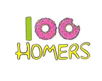 100 Homers Art Print