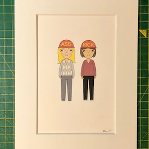 Parks & Rec A5 print - Kick and Ass