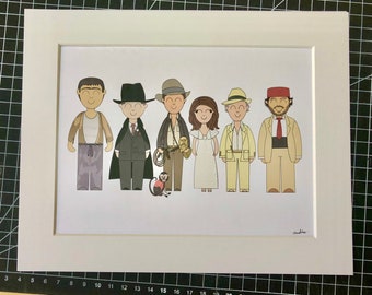 Indiana Jones Raiders of the lost Ark 10 x 8 print - Group