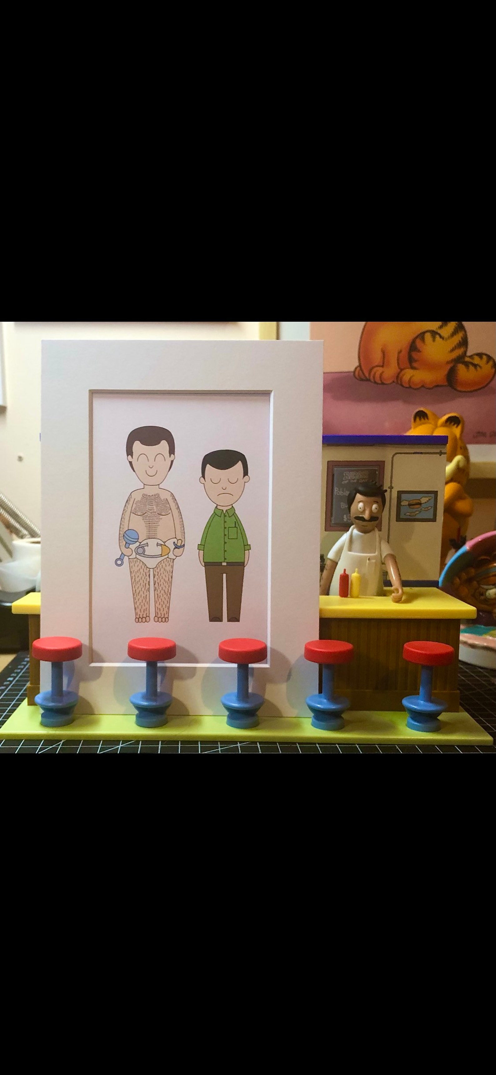 Bobs burgers Jimmy Pesto and Trev A5 framed print Etsy