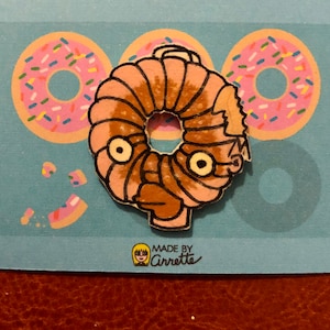 Ciambella capo Homer Simpson cruller acittica pin