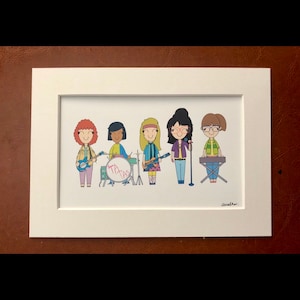 Bob’s Burgers The Ta Tas A5 framed print