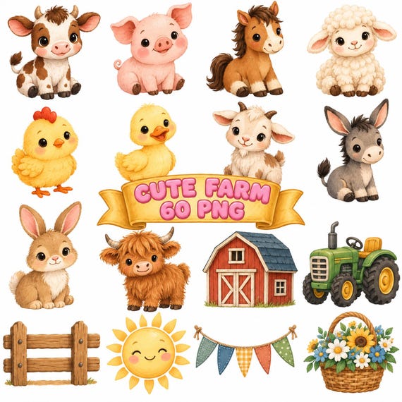 Cute Farm Clipart
