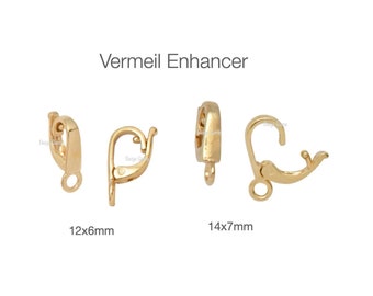 Vermeil Enhancer, Sterling Silver Enhancer, Gold Enhancer, Necklace Charm Enhancer