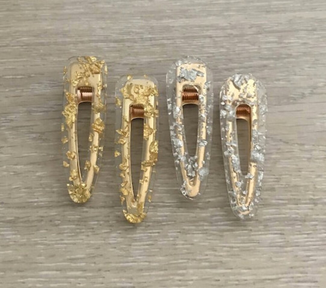 2 Acetate Hair Clip, Acrylic Hair Clip, Hair Accessories, Water Drop