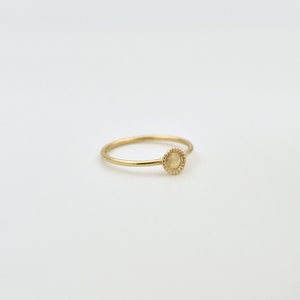 14k Gold Ring, Unique Women's Ring, Rings for Women, Boho Wedding Ring, Gold Stacking Ring, Stackable Ring, Bohemian Ring, Stacking Rings image 6