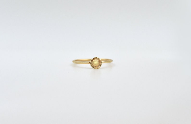 14k Gold Ring, Unique Women's Ring, Rings for Women, Boho Wedding Ring, Gold Stacking Ring, Stackable Ring, Bohemian Ring, Stacking Rings image 2