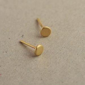 Gold Stud Earrings, 14k Gold Post eEarrings, Round Stud Earrings, Solid Gold Earrings, 14k Gold Studs, Minimalist Studs, Chunky Studs