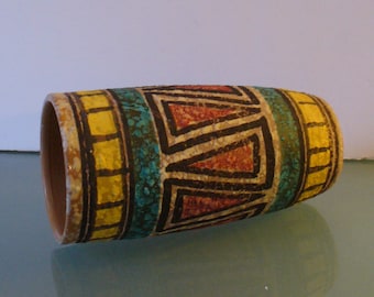 Vintage Made in Italy Brutalist Ceramic Vase