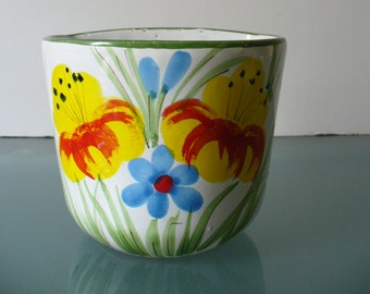 Vintage Italian Pottery Wall Sconce Made in Italy