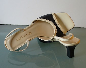 Made in Italy Ann Taylor Kitten Heel Slingbacks Size 6M US