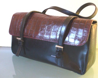 Claudia Firenze  Alligator Embossed Made in Italy Purse