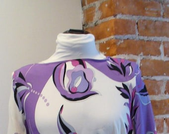 Vintage Bessi Silk  Dress Made in Italy Size 10US