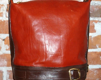 Valentina Made in Italy Heavy Leather Bag