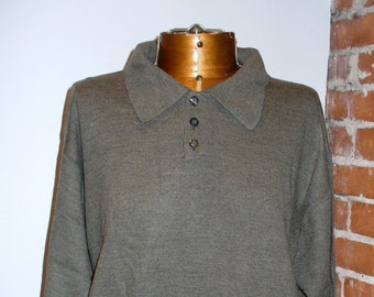 Made in Italy  Brandini Men's Wool Polo Sweater Size XL