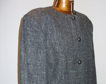 Vintage Max Mara Made in Italy Tweed Jacket