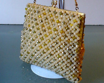 Made in Italy Rosenfeld Bag with Faceted Beads
