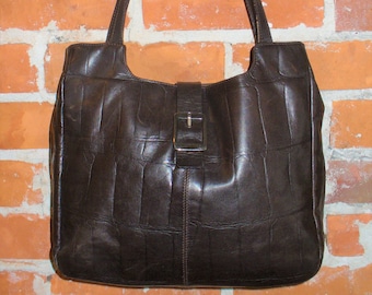 Falor Firenze Made in Italy Chocolate Leather Tote