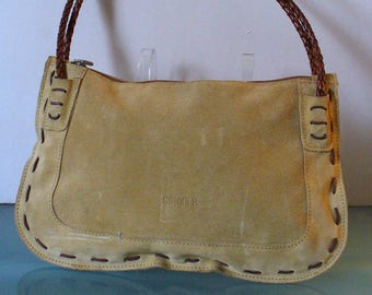 Vintage Made in Italy Cecconi P. Suede Boho Bag