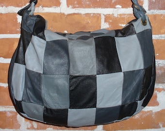 Vintage Made in Italy Patchwork Shoulder Bag