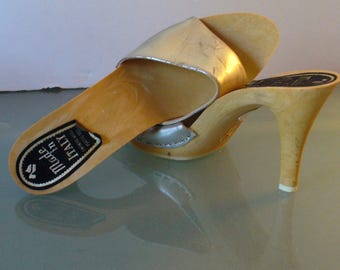 Made in Italy   Heeled Sandals Size 9 US