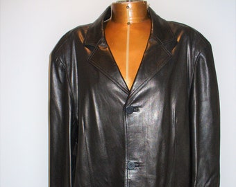 Vintage M.C. Bello Florence Made in Italy  Classic Leather Jacket