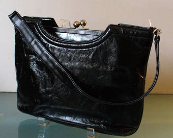 Vintage Henri Bendel Patent Leather Handbag
