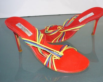 Made in Italy Joseph Azagury  Leather Strappy Heels Size 38 EU