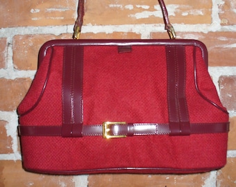 Vintage Saks Fifth Ave Made in Italy Doctor's Bag