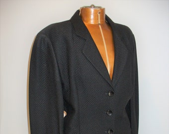 Zanella Made in Italy Black Jacket Size 12
