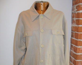 Vintage Bachrach Linen Blend Jacket Made in Italy Size M
