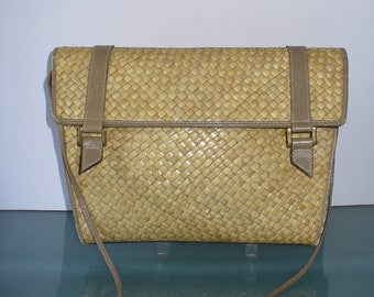 Susan Gail Natural Wicker Purse Made in Italy