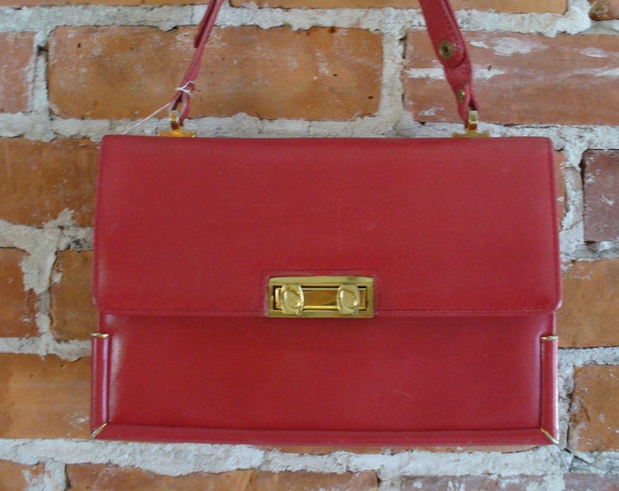 Featured listing image: Vintage Leather Guild Florence  Messenger Bag Made in Italy