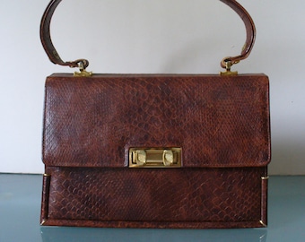 Vintage Leather Guild Florence  Messenger Bag Made in Italy