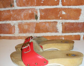 Vintage Made in Italy The Original Dr. Scholls  Exercise Sandals Size 7