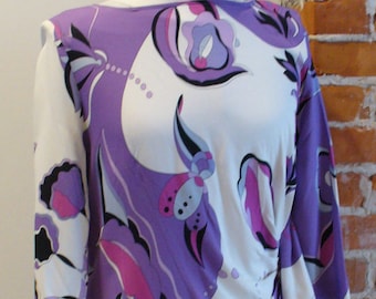 Vintage Bessi Silk  Dress Made in Italy Size 10US