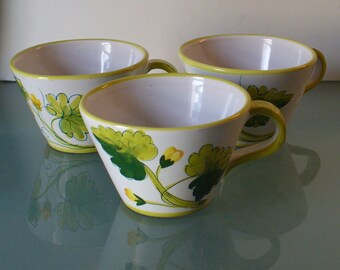 Vintage Made in Italy Coffee Cups (3)