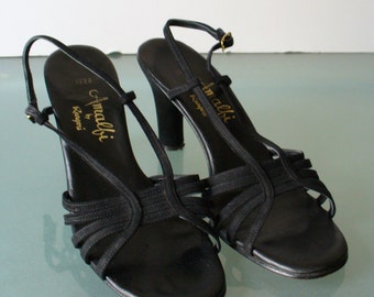 Vintage Made in Italy Amalfi Rangoni Suede Strappy Sandals 7.5M
