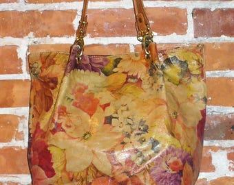 Maurizio Taiuti Floral Tote Made in Italy