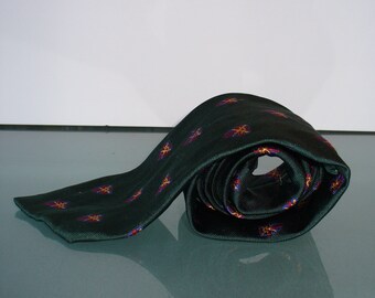 Vintage Polo Ralph Lauren Crested Silk Tie Made in Italy