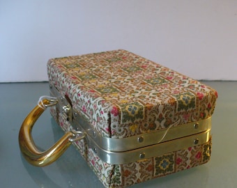 Vintage Mister Ernest Made in Italy Tapestry Box Purse