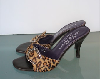 Donald J Pliner Made in The Mountains of Italy Heeled Sandals Size 6.5 M