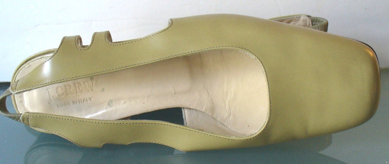j crew slingback flats
