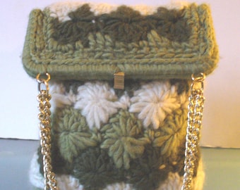 Made in Italy  Crochet Wool Shoulder Bag